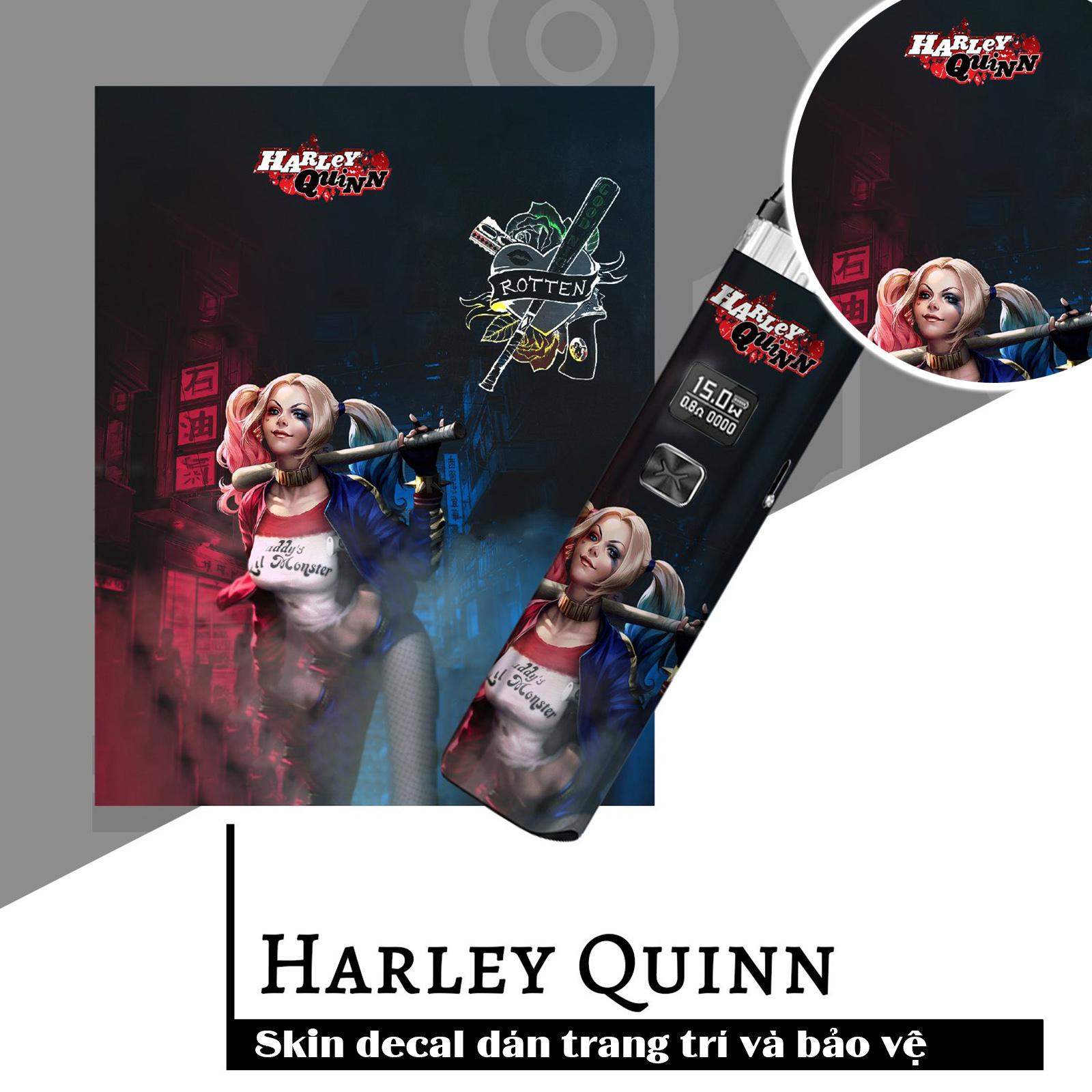 Skin dán Xlim V1, V2, SE mẫu Harley Quinn (dễ dán, đã cắt sẵn chi tiết)