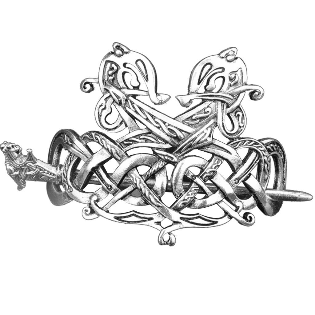 Men Knots Barrette pins Dragon Ornament