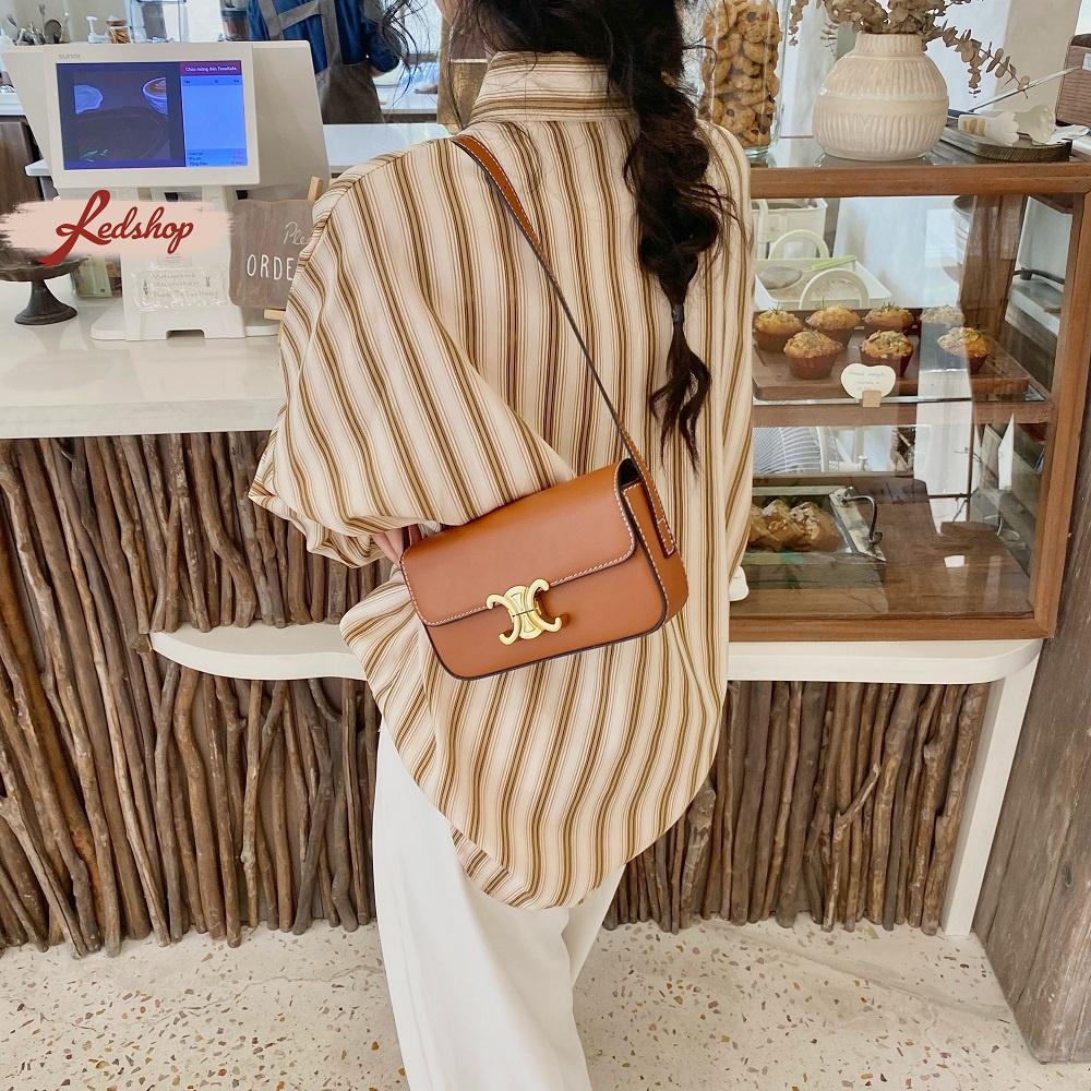Áo sơ mi nữ form rộng kẻ sọc tay dài phong cách Hàn Quốc Red Shop 29903