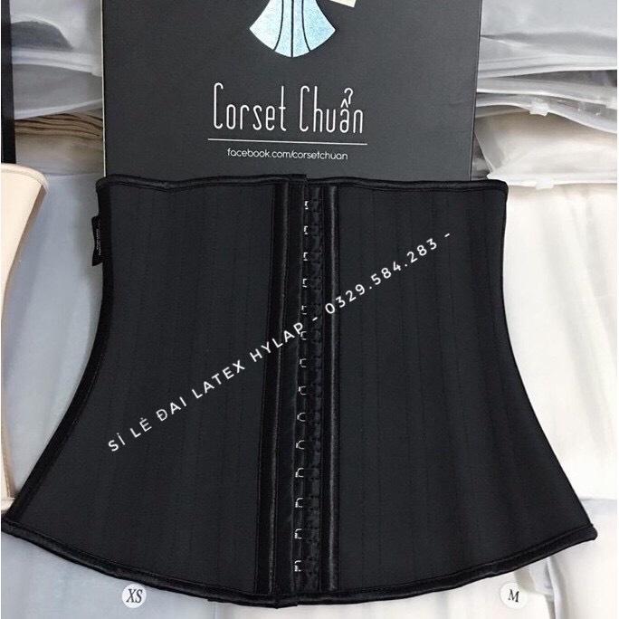 Gen nịt bụng Latex dáng chuẩn - Đai nịt bụng eo thon Hy Lạp đeo không lộ viền