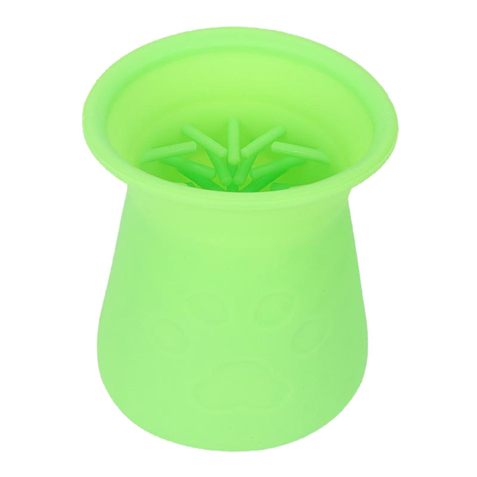 Dog Paw Cleaner Soft Silicone Puppy Cats Paw Washer Foot Clean Cup Blue