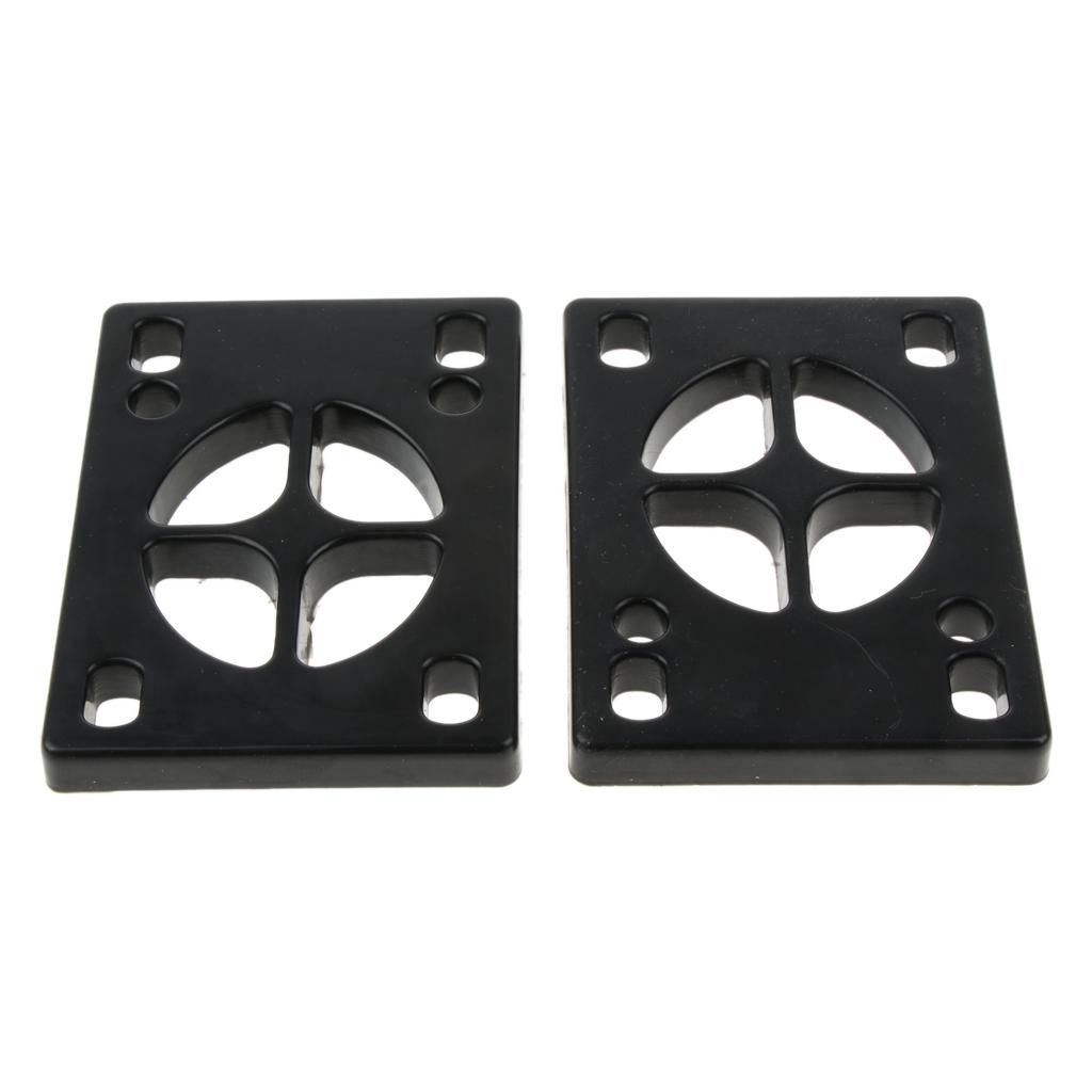 4pcs Skateboard Risers Shock Pad Longboard Shock-proof Mounting Hardware