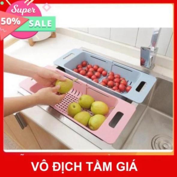 Khay, Rổ gác bồn rửa bát thông minh gấp gọn, có thể điều chỉnh kích thước gài bồn rửa chén siêu tiện dụn