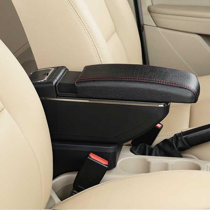 Vinfast Fadil Hộp Tỳ Tay Dành Cho Xe Vinfast Fadil 2019 2020- có cổng cắm USB màu đen