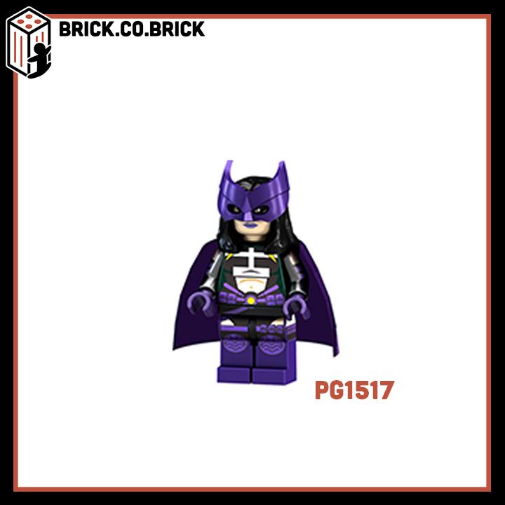 Xếp hình Siêu anh hùng Huntress, Citizen, Red Hood Minifigures Đồ Chơi Lắp Ráp Super Heroes PG8123