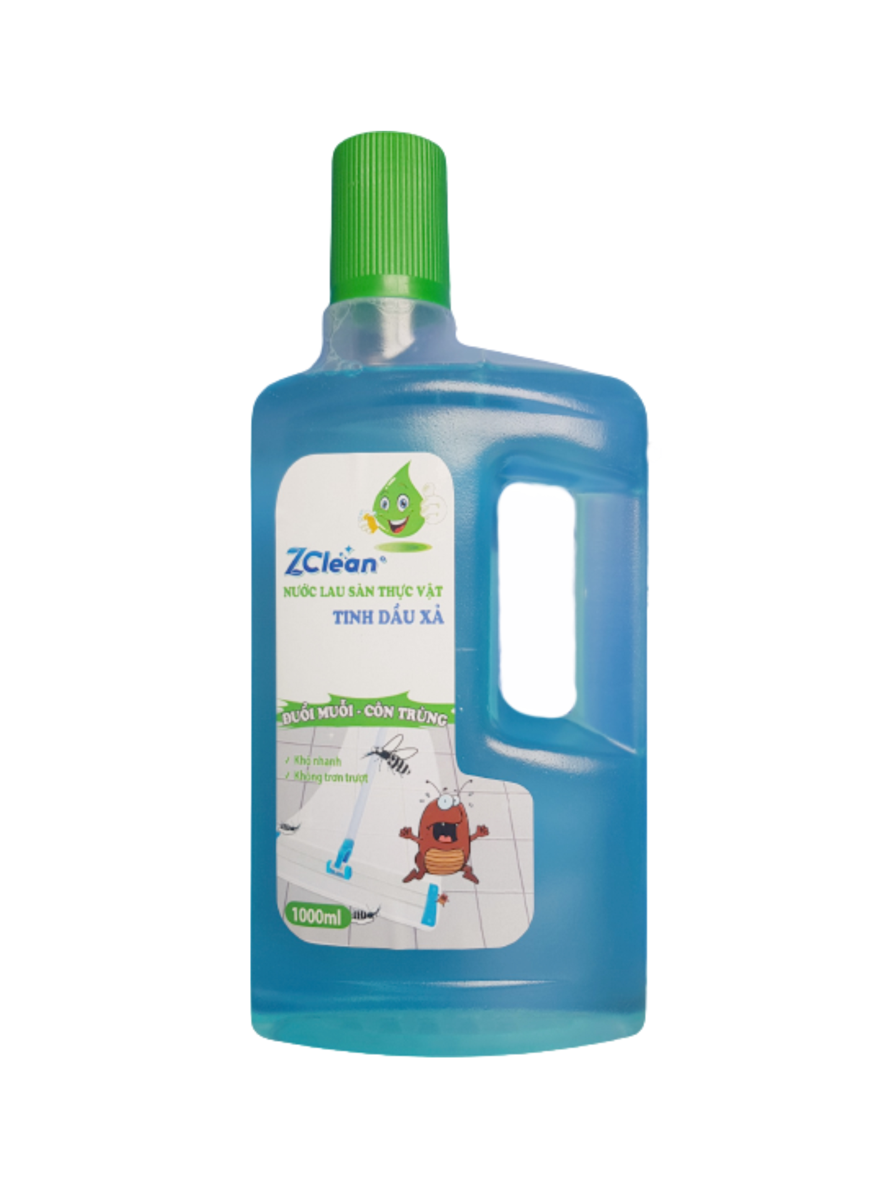 Combo ZCLEAN Sống xanh: Lau bếp đa năng + Nước lau sàn tinh dầu sả + Nước tẩy bồn cầu siêu diệt khuẩn