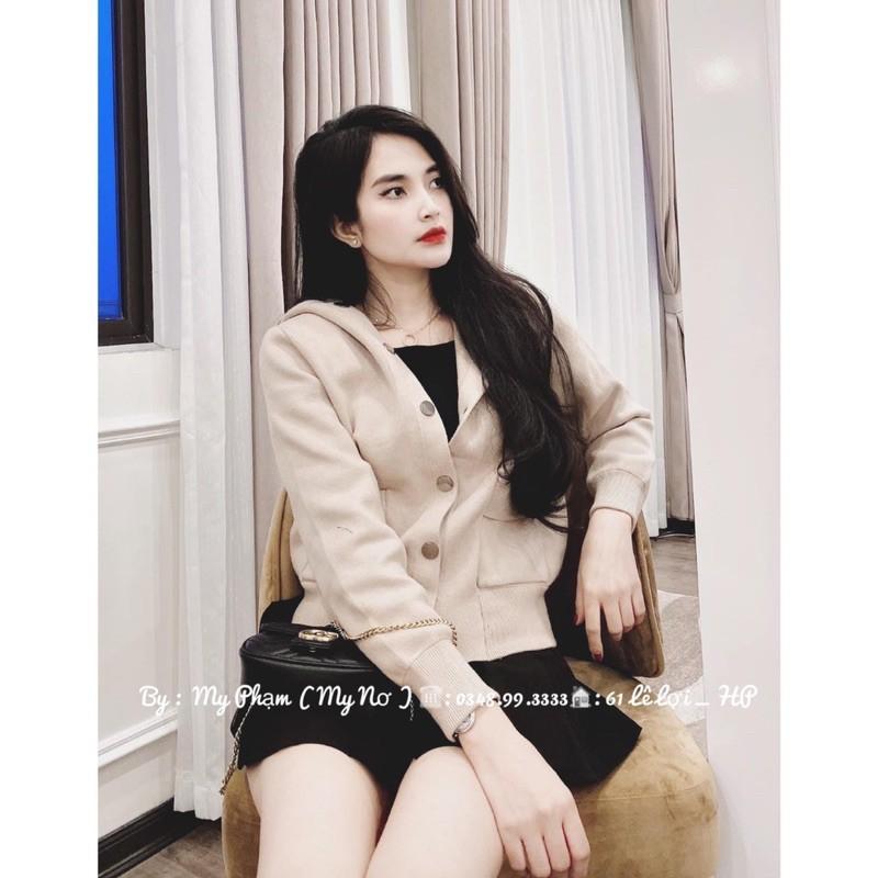 ÁO DẠ KHUY NỮ CÓ MŨ