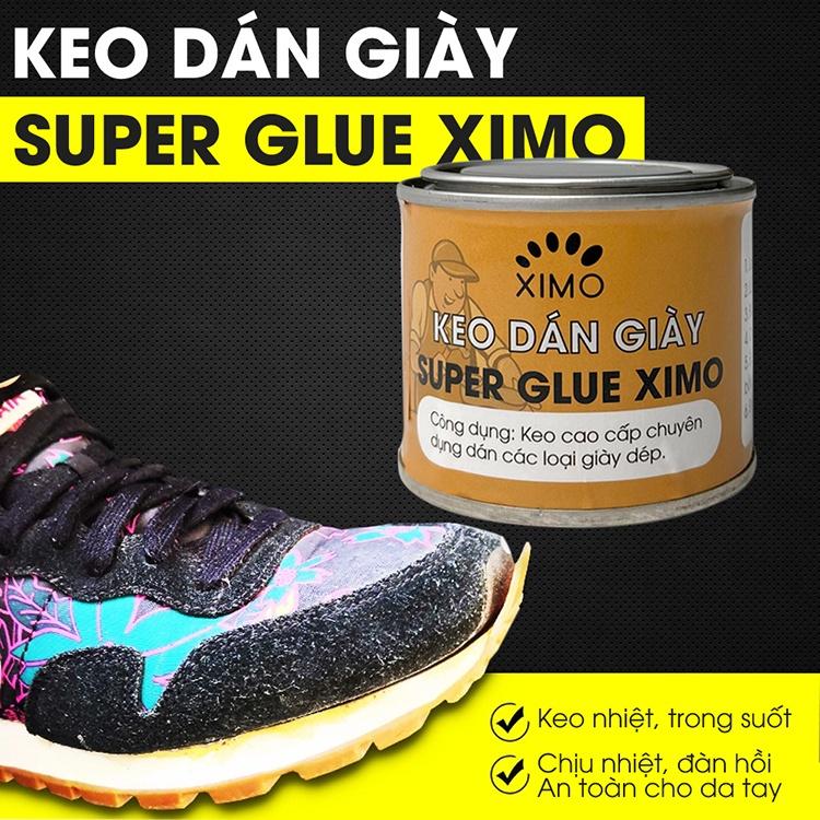 Keo dán giày thể thao siêu dính dùng nhiệt trong suốt Ximo 100ml - 110ml