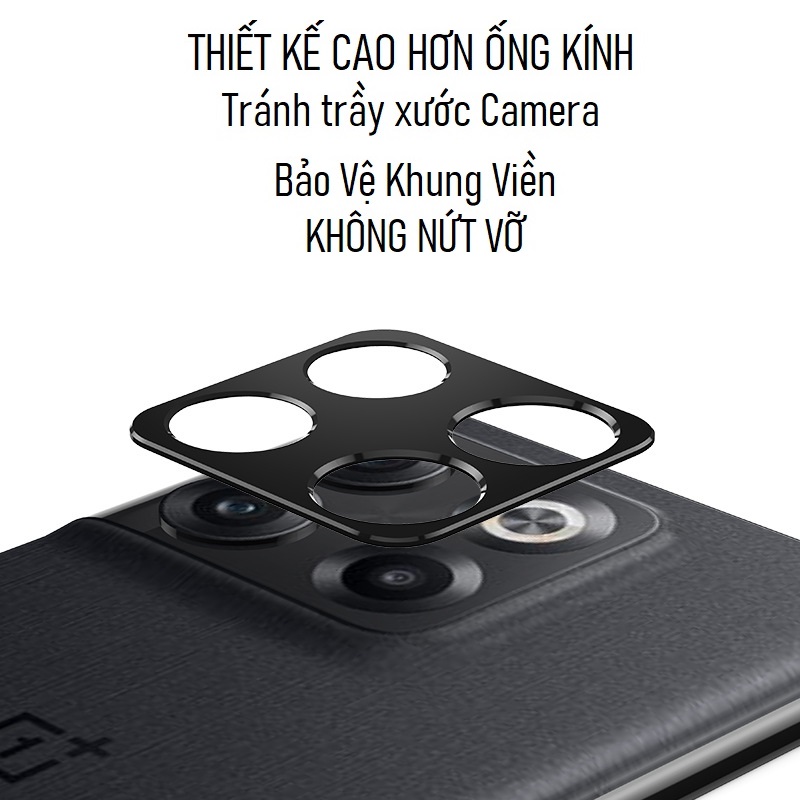 Miếng Dán Bảo Vệ Camera cho Oneplus 10T 5G/ Oneplus ACE Pro HỢP KIM NHÔM, Miếng dán camera Chống Trầy Xước Đẹp Sang Trọng.