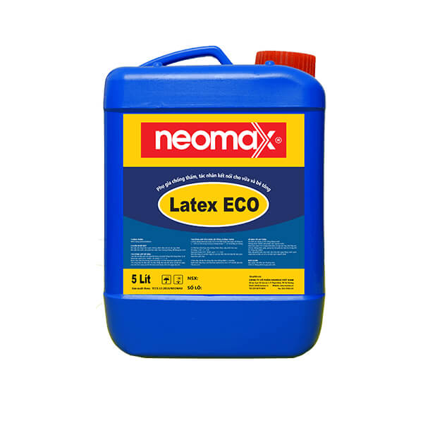 Phụ Gia Chống Thấm Trộn Vữa Trát LATEX ECO 5L/CAN