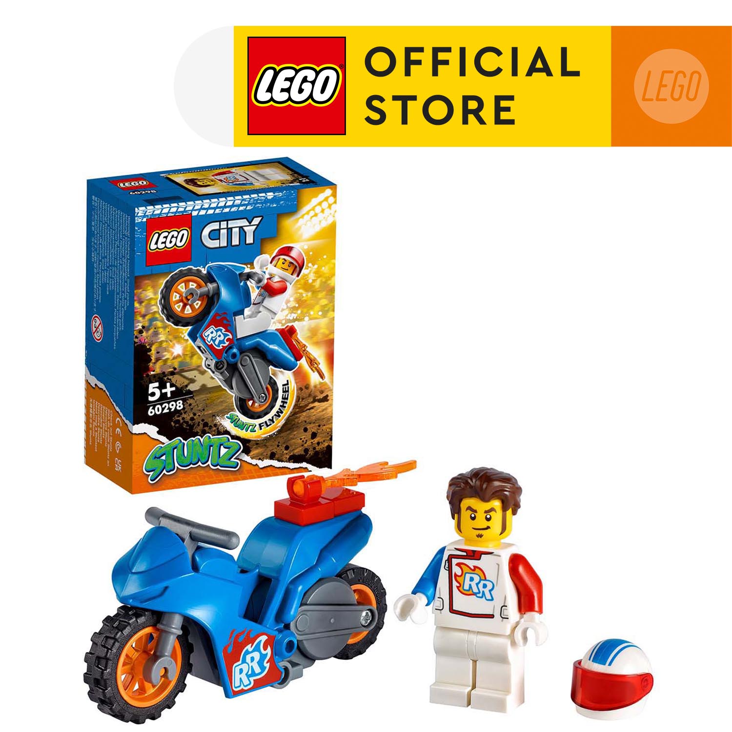 LEGO City 60298 Xe đua mô tô của Evel Knievel (14 chi tiết)