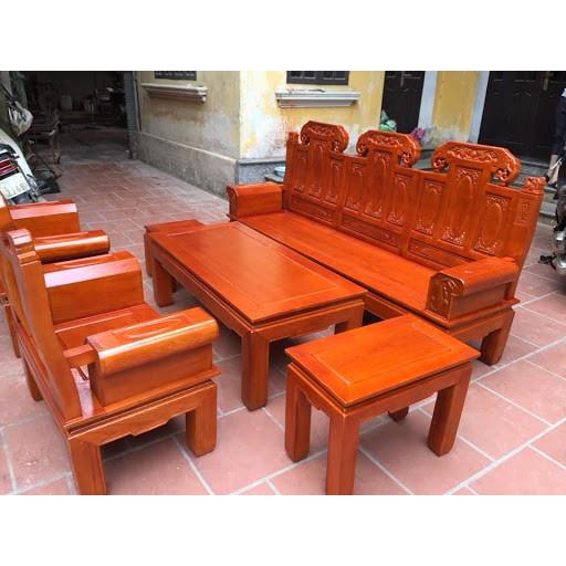 Bộ bàn ghế Âu Á Gỗ Hương Đá