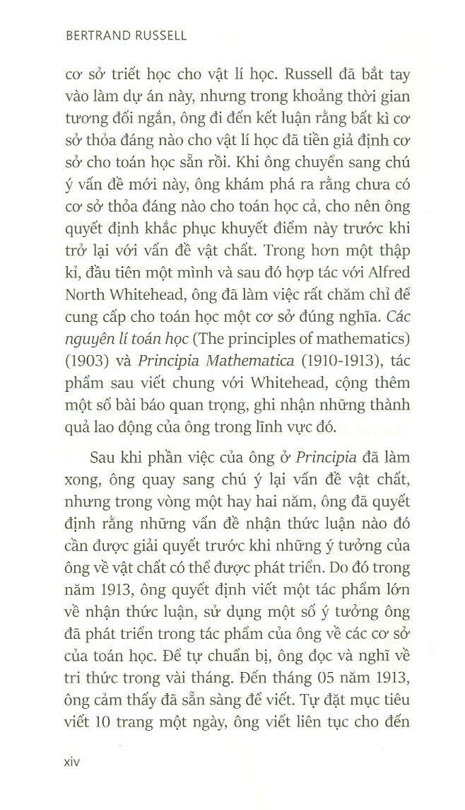 Sách IRED Books - Tri Thức Của Chúng Ta Về Ngoại Giới (Our Knowledge Of The External World)