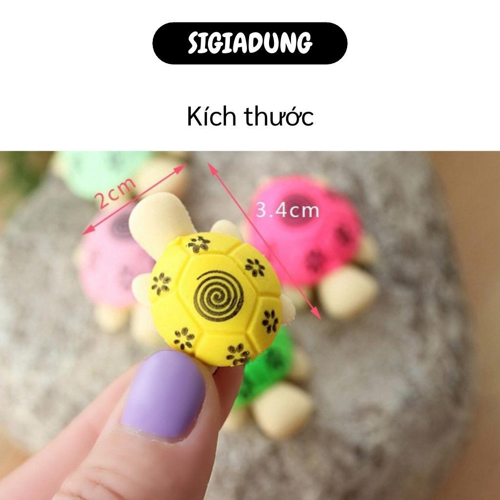 Gôm Tẩy Cute - Combo Cục Gôm Tẩy Bút Chì Hình Chú Rùa Nhiều Màu Cho Bé 8233