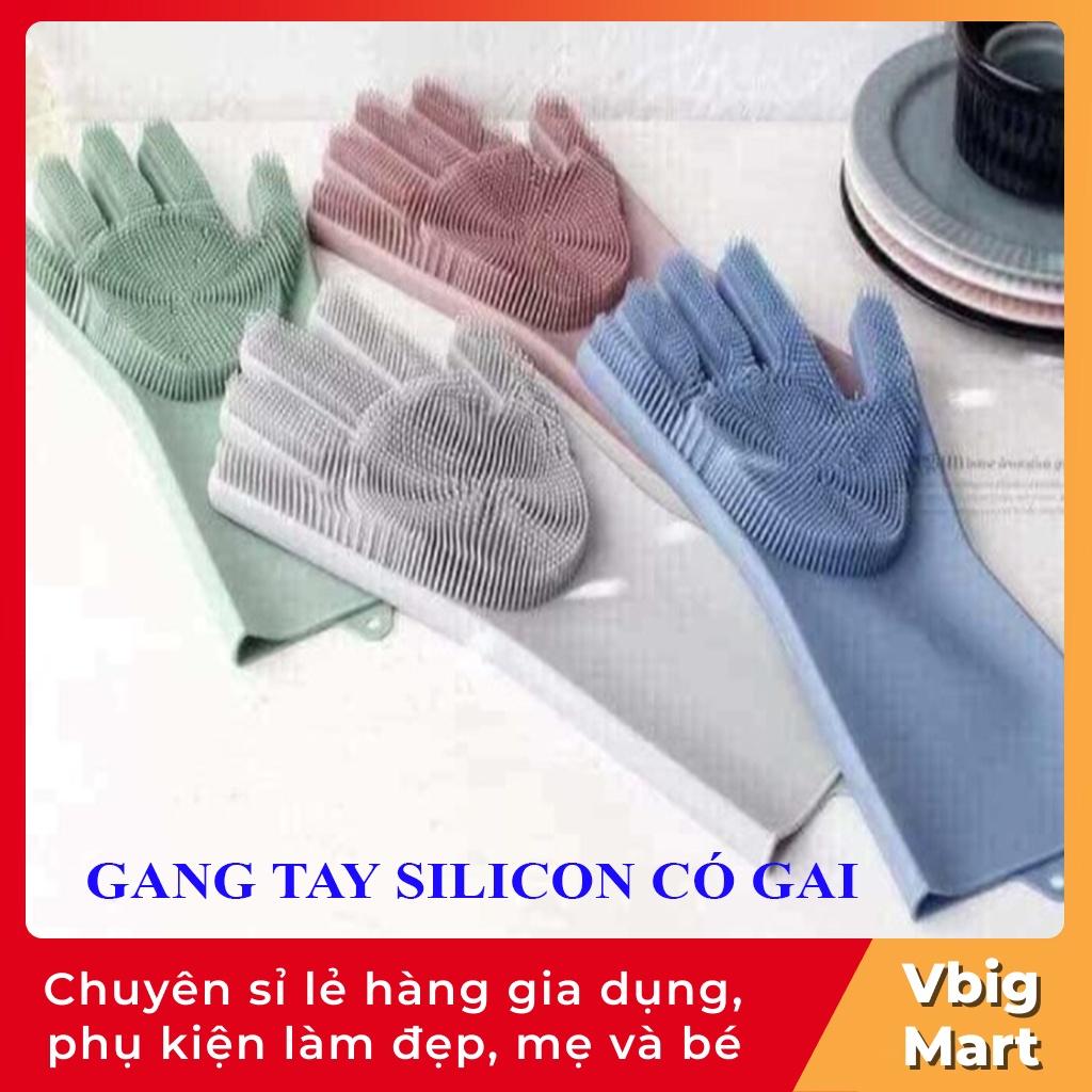 Găng tay đa năng bằng silicon có gai