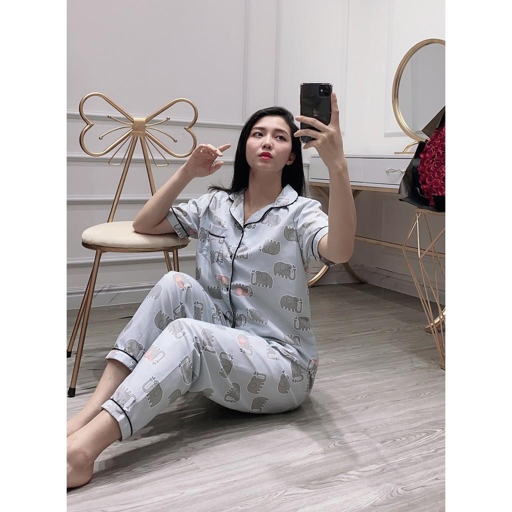 Bộ Đồ Ngủ Pijama Tay Ngắn Quần Dài-Kate Thái Loại 1