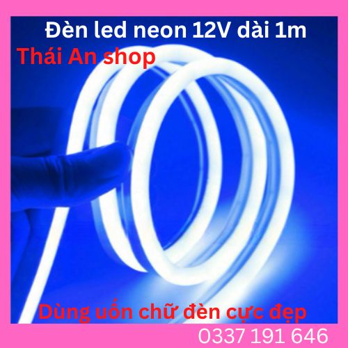 Đèn led neon 12V dài 1m chuyên dùng uốn chữ đèn cực đẹp