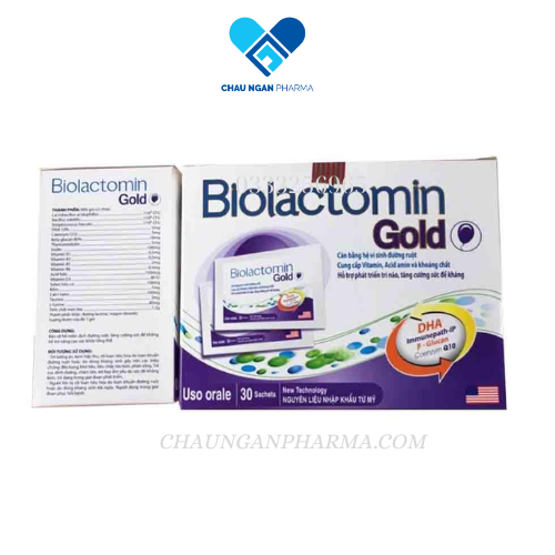 Men tiêu hóa vi sinh đường ruột Biolactomin Gold cân bằng hệ vi sinh, hỗ trợ rối loạn tiêu hóa, giúp ăn ngon – Hộp 30g