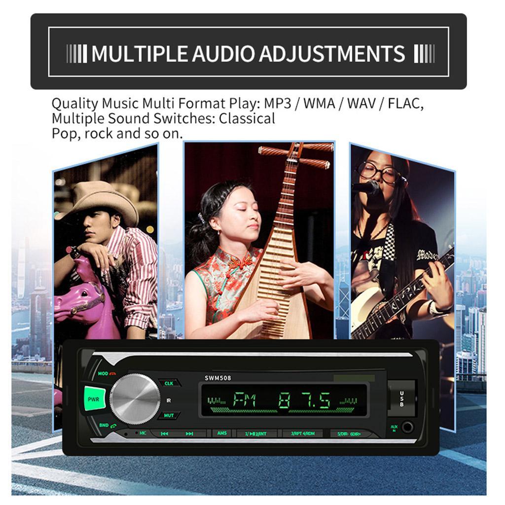 Digital Media Advanced Bluetooth Car Stereo Receiver w/AUX Audio Electronics