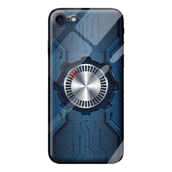 Ốp lưng kính cường lực cho iPhone 8 VÒNG TRÒN 9 - Hàng chính hãng