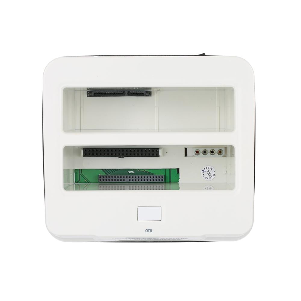 Ổ cứng gắn ngoài Đa chức năng 2,5 "/ 3,5" USB 2.0 sang SATA IDE Đầu đọc thẻ 2.0 Hub với OTB