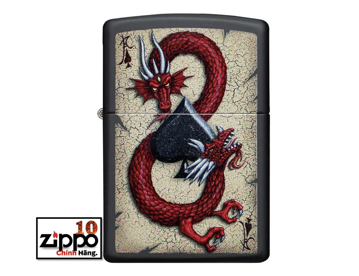 Bật lửa ZIPPO 29840 Dragon Ace Design - Chính hãng 100%