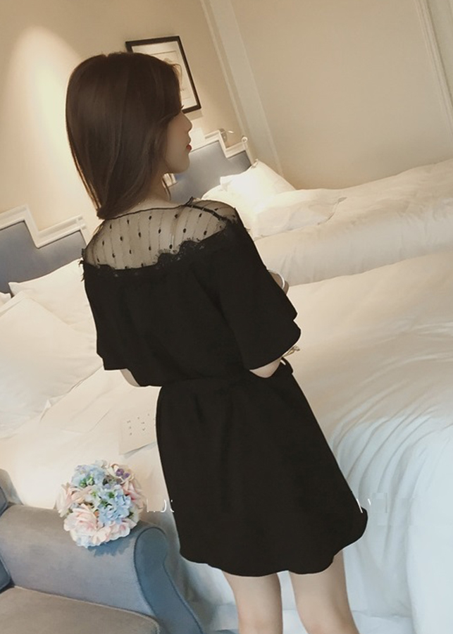 Đầm suông nữ ngắn tay Da11