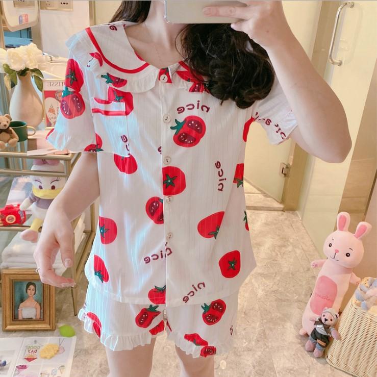 Pijama Tay Ngắn Quần Cộc Thoáng Mát - Nhiều Mẫu DB023