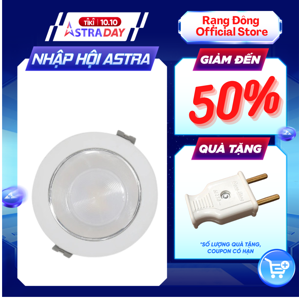 Đèn LED Downlight đổi 3 màu ánh sáng công suất 9W Model: D AT17L ĐM 110/9W