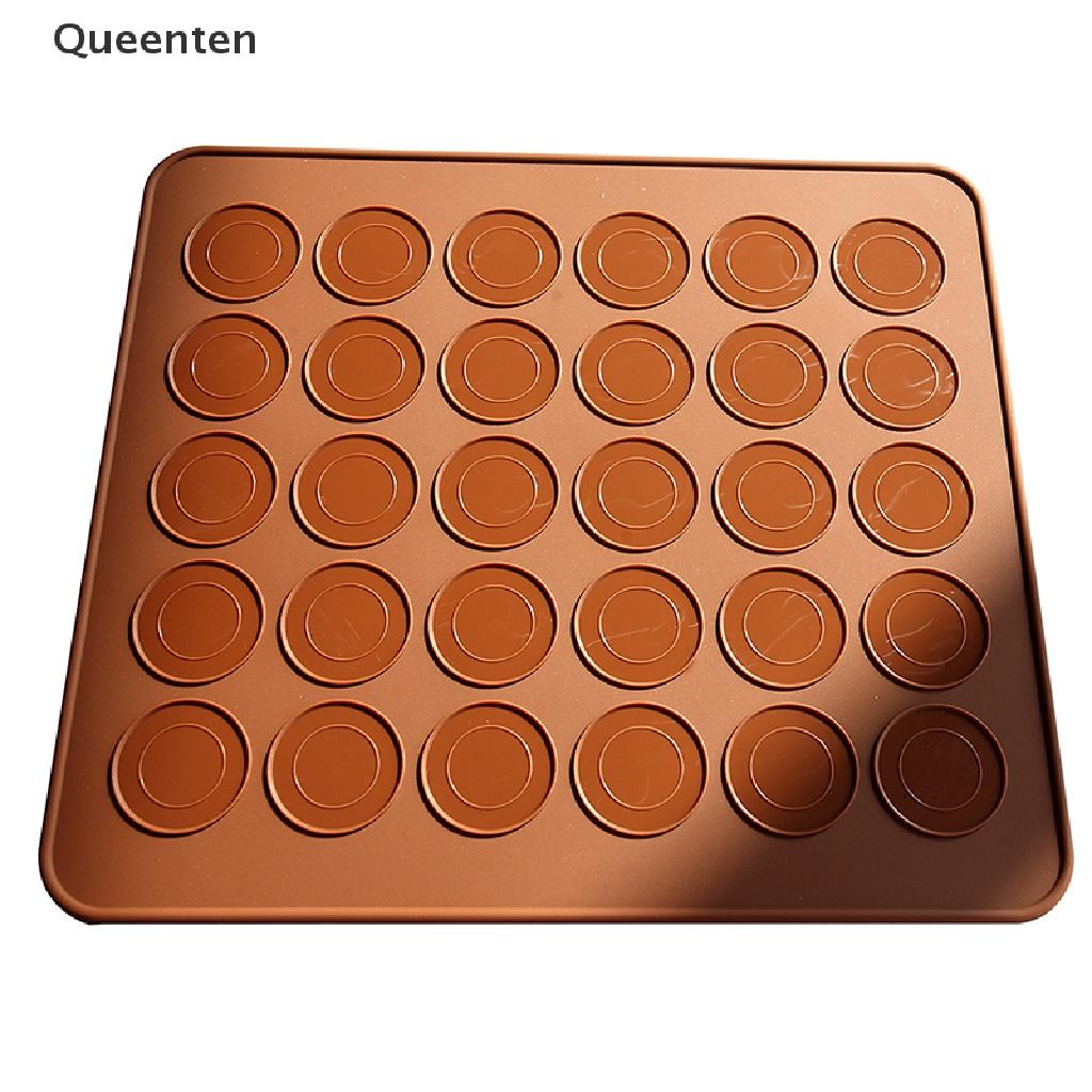 Queenten Silicone Baking Mat Large Double Sided Macaron Macaroon Dessert DIY Mold Sheet QT