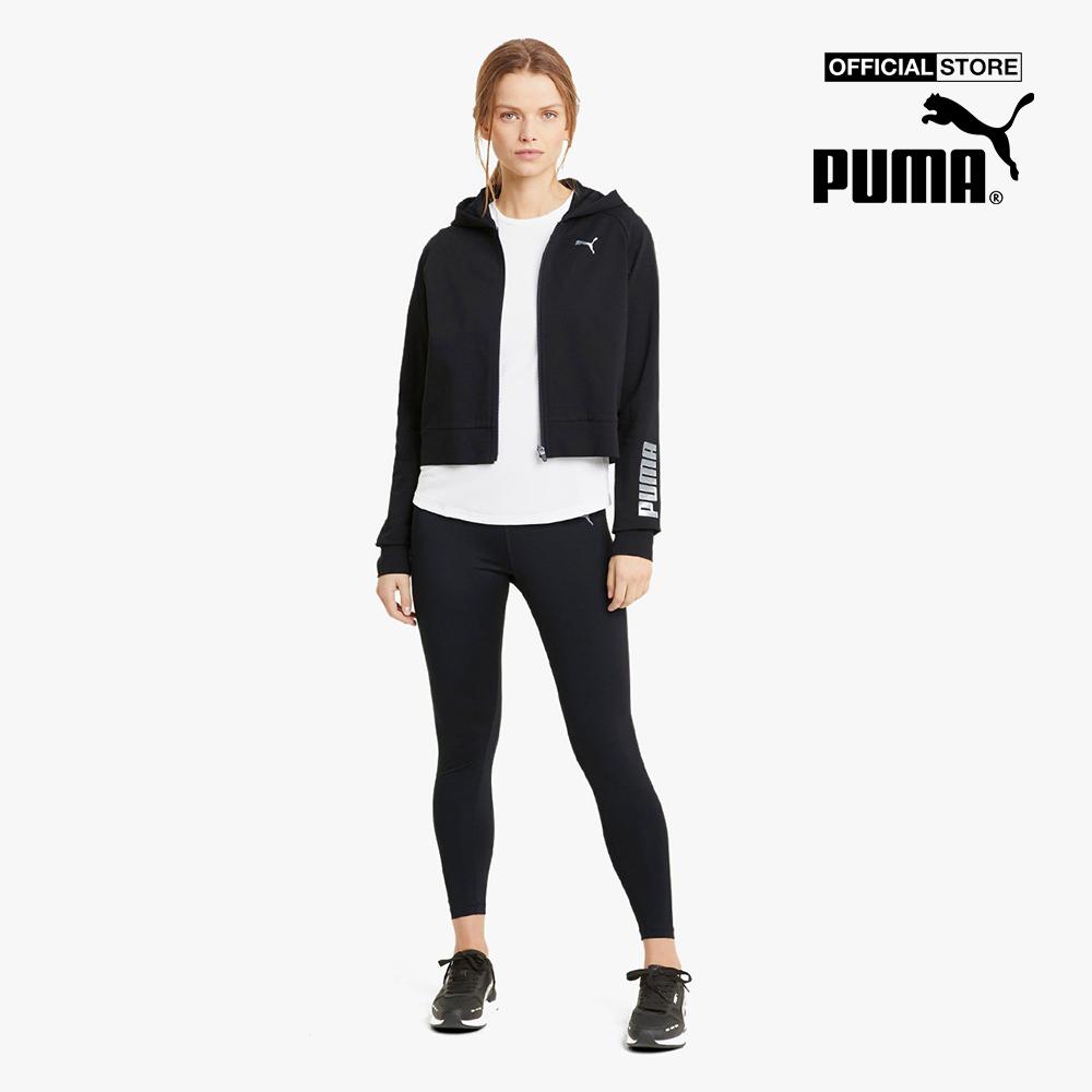 PUMA - Áo hoodie nữ phối mũ RTG Full Zip 586485