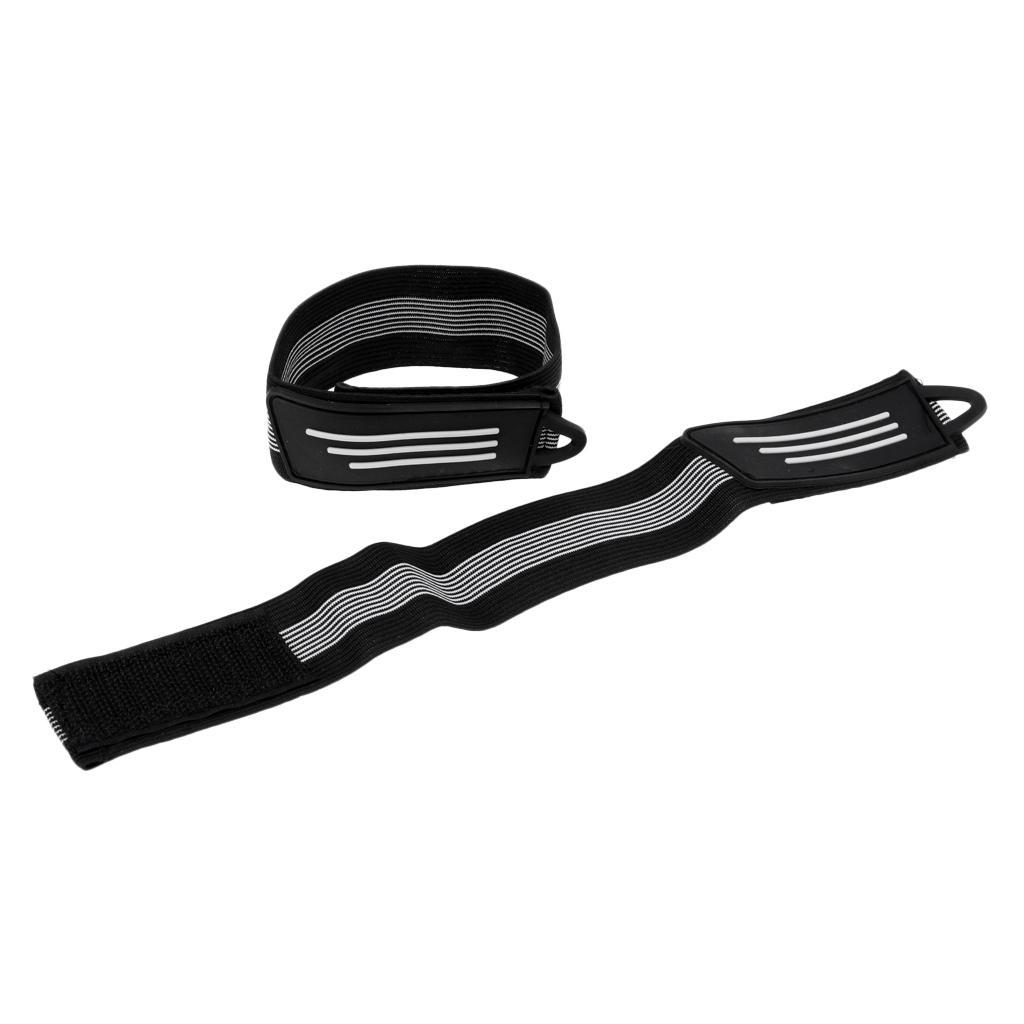 3-20pack Ankle Leg Strap Cycling Bike Riding Pants Band Leg Strap Black