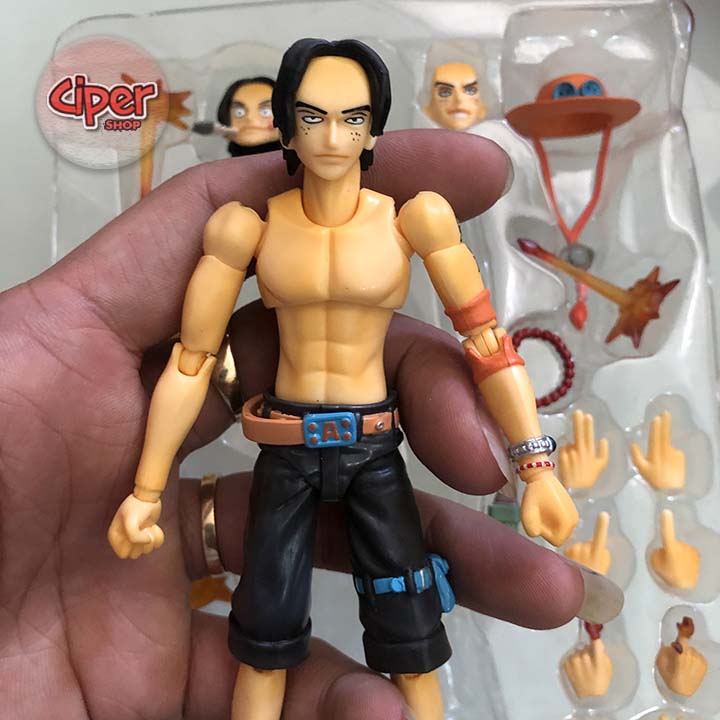 Mô hình SHF Ace - Mô hình One Piece - Figure Action Ace SHF