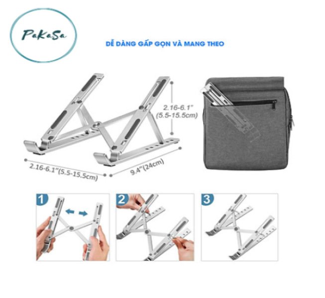 Đế Tản Nhiệt Dành Cho Macbook, Laptop PaKaSa -Hàng Chính Hãng