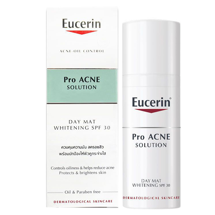 Kem Dưỡng Trắng Dành Cho Da Mụn Eucerin Day Mat Whitening SPF30 (50ml)