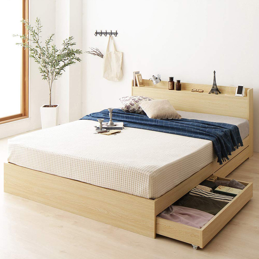 Giường ngủ ALALA01 gỗ HMR chống nước - www.ALALA.vn® - Za.lo: 0939.622220