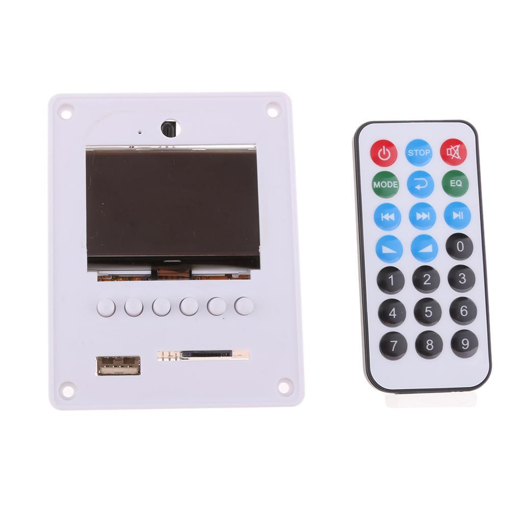 12V Car Wireless Bluetooth WAV APE MP3 Decoder Board Recording USB TF