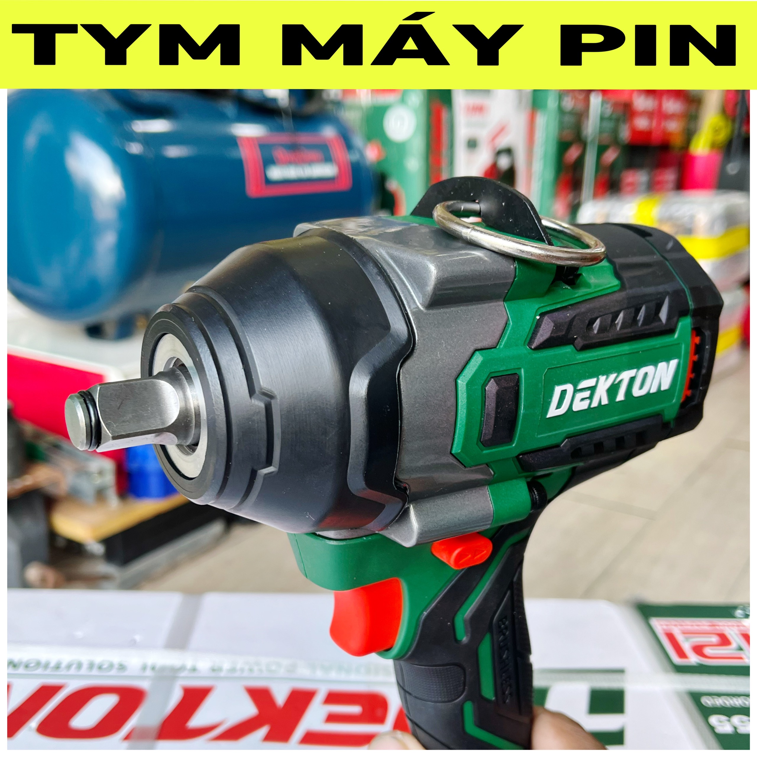 Có 5 quà tặng - Thân Máy siết bulong pin dekton M21-IW850PRO – chưa pin sạc – Tym Máy Pin
