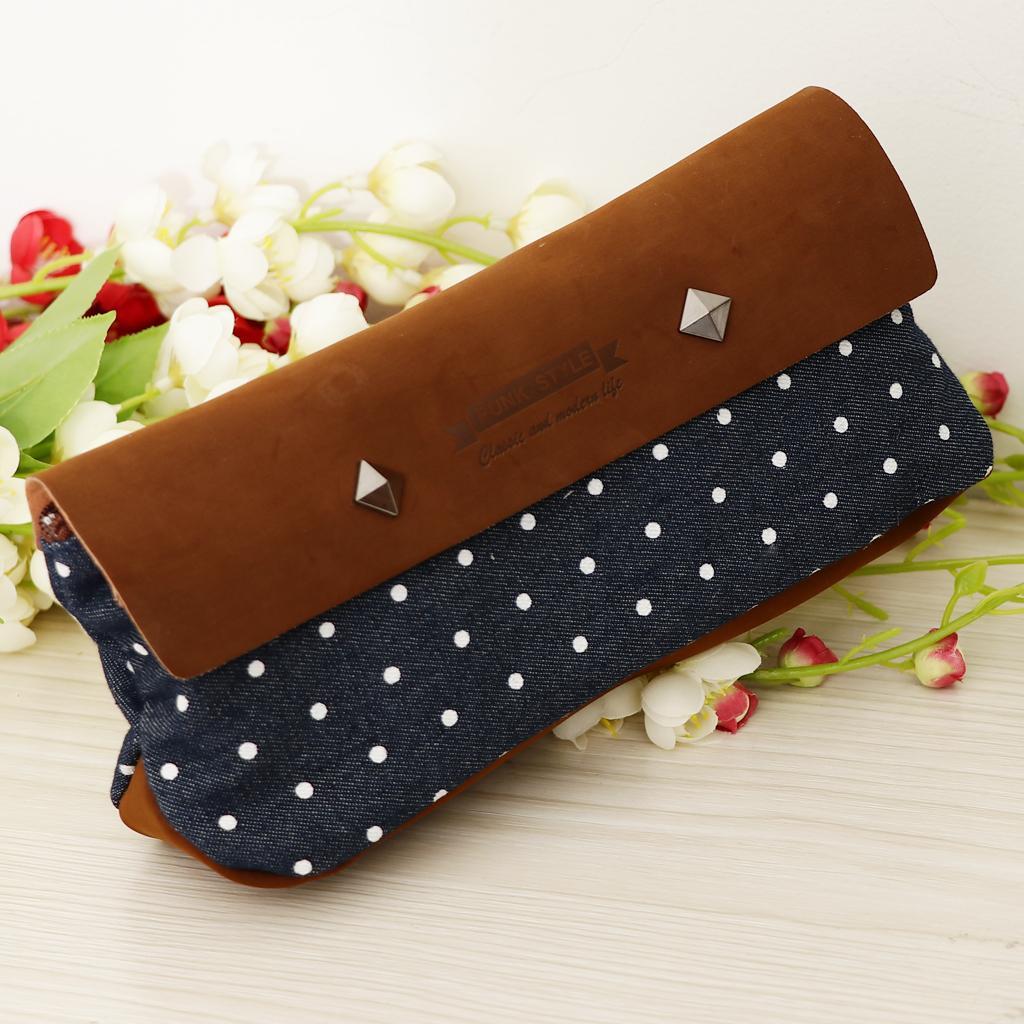 Canvas Large Capacity Pencil Pen Case Student Office School Stationery Case Large Storage Bag Pouch Holder Make Up Organizer Pouch Zipper Bag