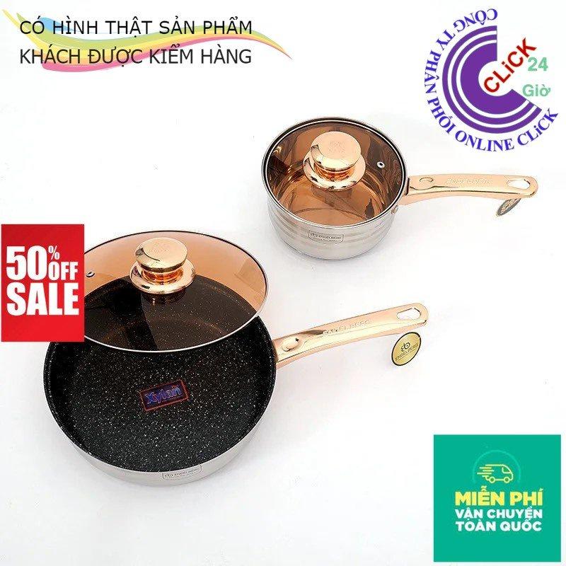 Bộ Nồi Đức 6 Món ENGELBERG Bảo Hành 5 Năm - Hàng Cao Cấp Sang Trọng