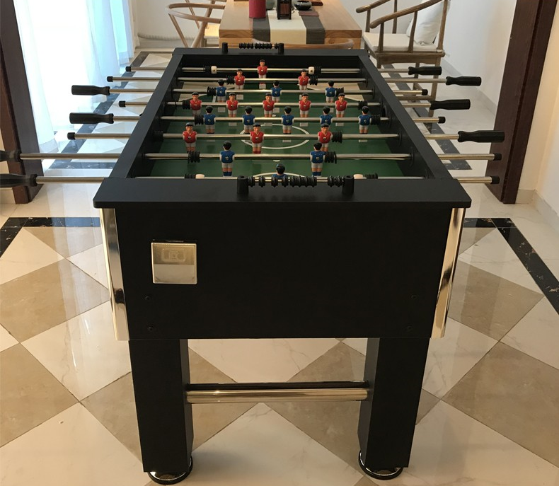 Bàn Bi Lắc Bóng Đá Cỡ Lớn 1,4m Harvard Black JX 101C Chuẩn Thi Đấu, Banh Bàn Foosball 1m4 Gia Đình,Văn Phòng