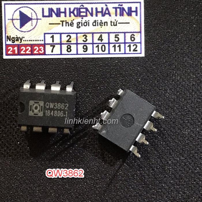 Linh kiện IC quản lý sạc pin QW3862 3862 DIP-8 mới