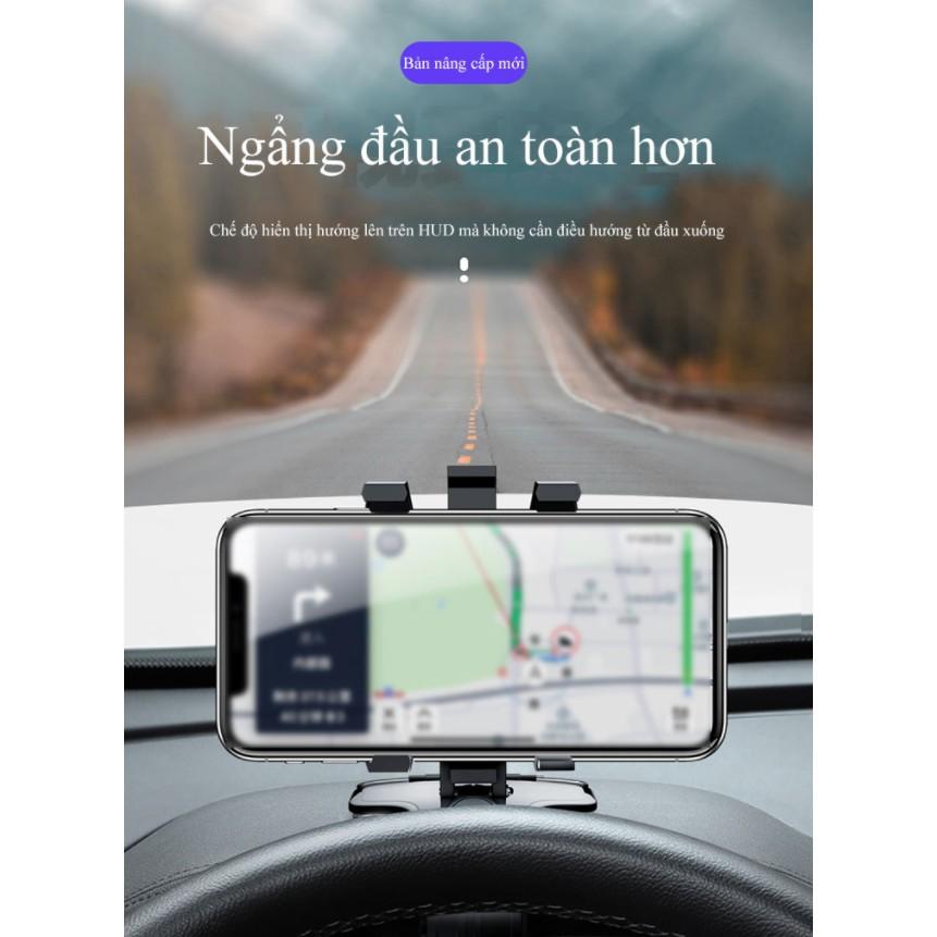 Hình ảnh Đế kẹp điện thoại trên ô tô, có bảng ghi điện thoại xoay 1200 độ