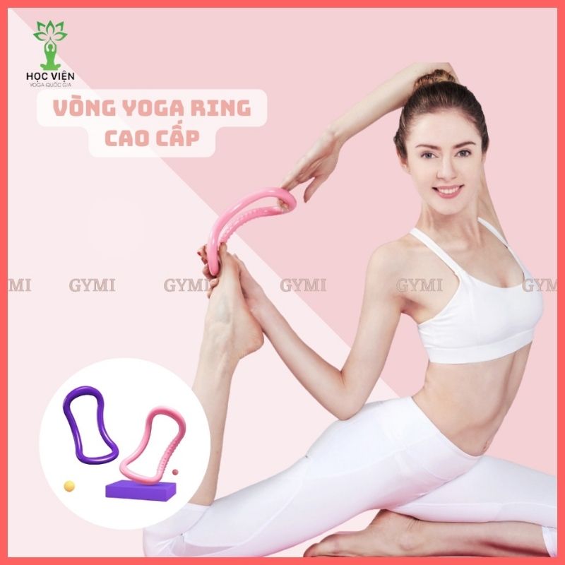 Vòng Yoga Myring cao cấp hỗ trợ tập cổ vai lưng nhựa cao cấp có gai massage rèn luyện cơ thể