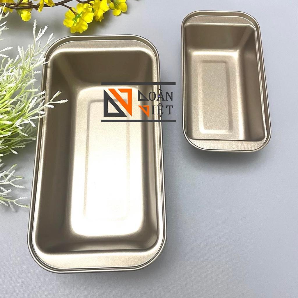 Khuôn Bông Lan, Bánh Mì, CHỮ NHẬT THÉP CARBON CHỐNG DÍNH- Size 604, 605