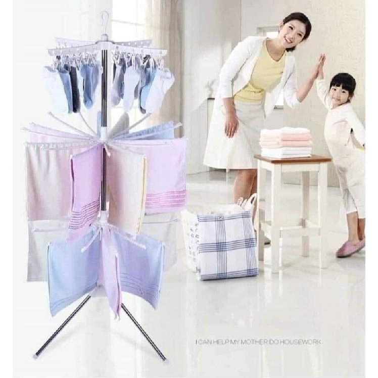 Cây phơi quần áo 3 tầng đa năng