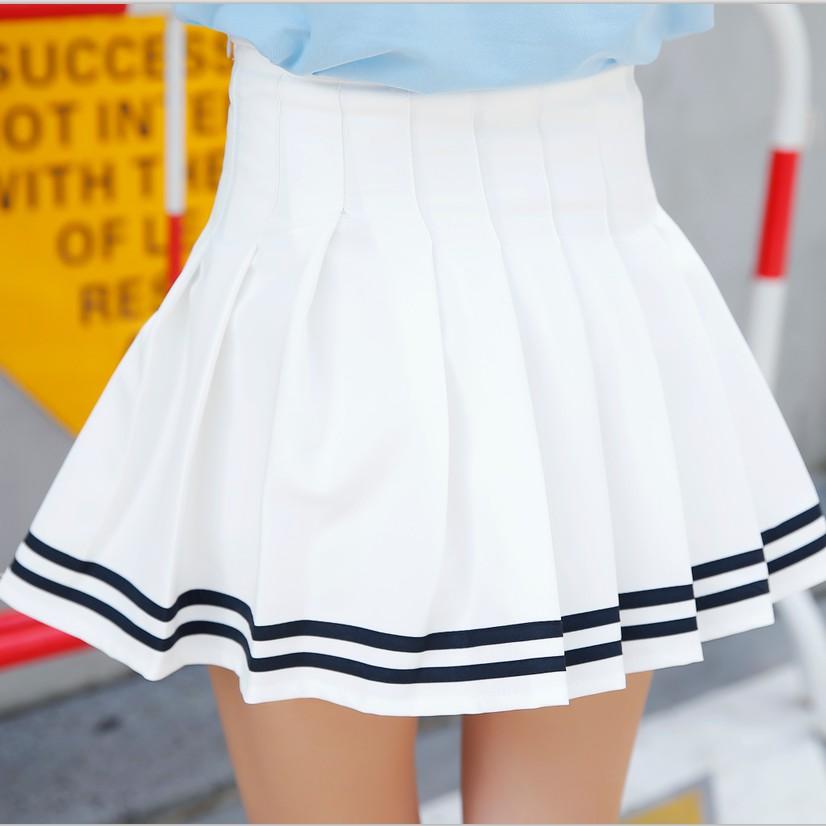 Chân Váy Nữ Chân Váy Hot Hit Xếp Ly <55kg