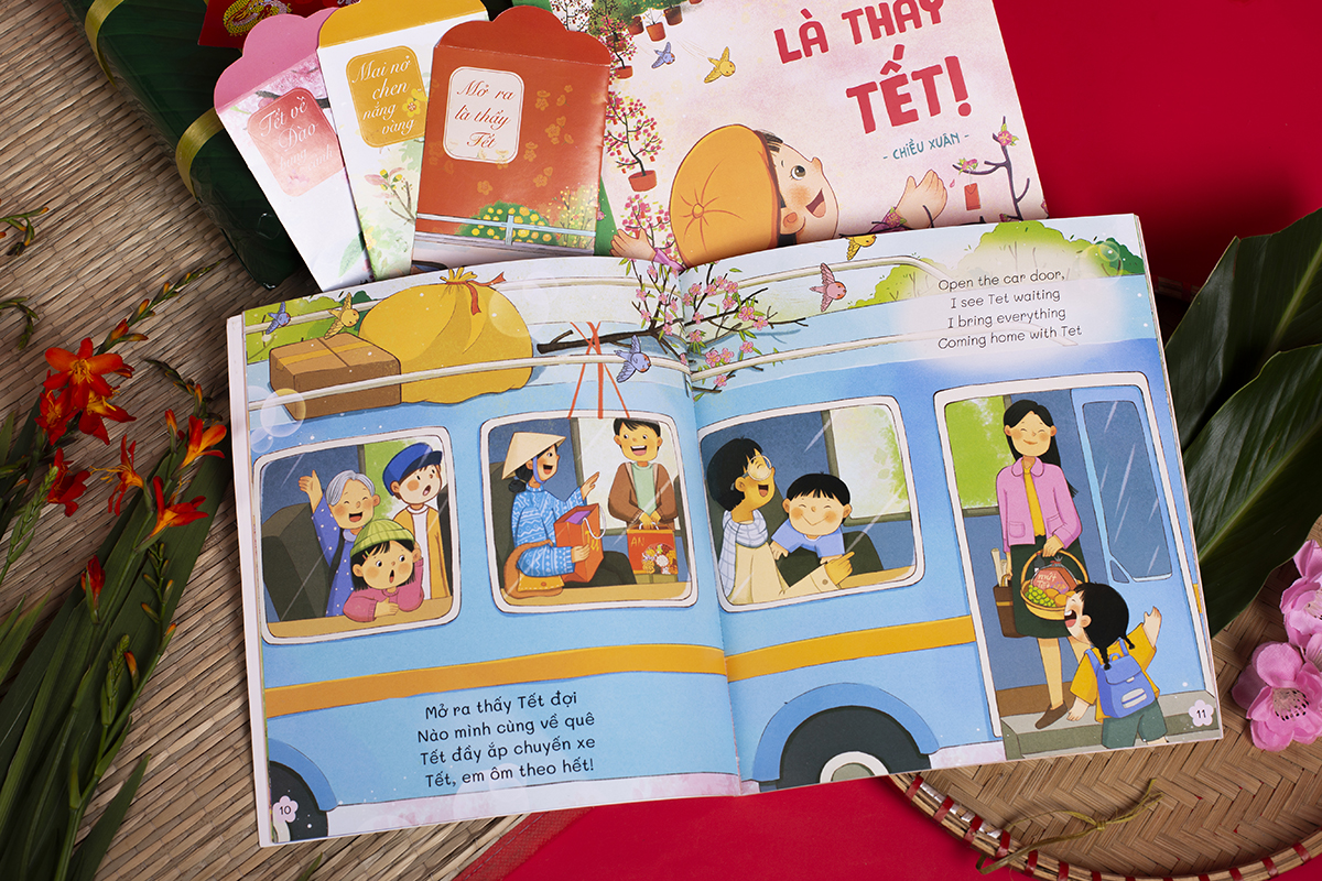 Sách Tết 2023 - Set Mở ra là thấy Tết kèm quà tặng cho bé 0-3-6 tuổi