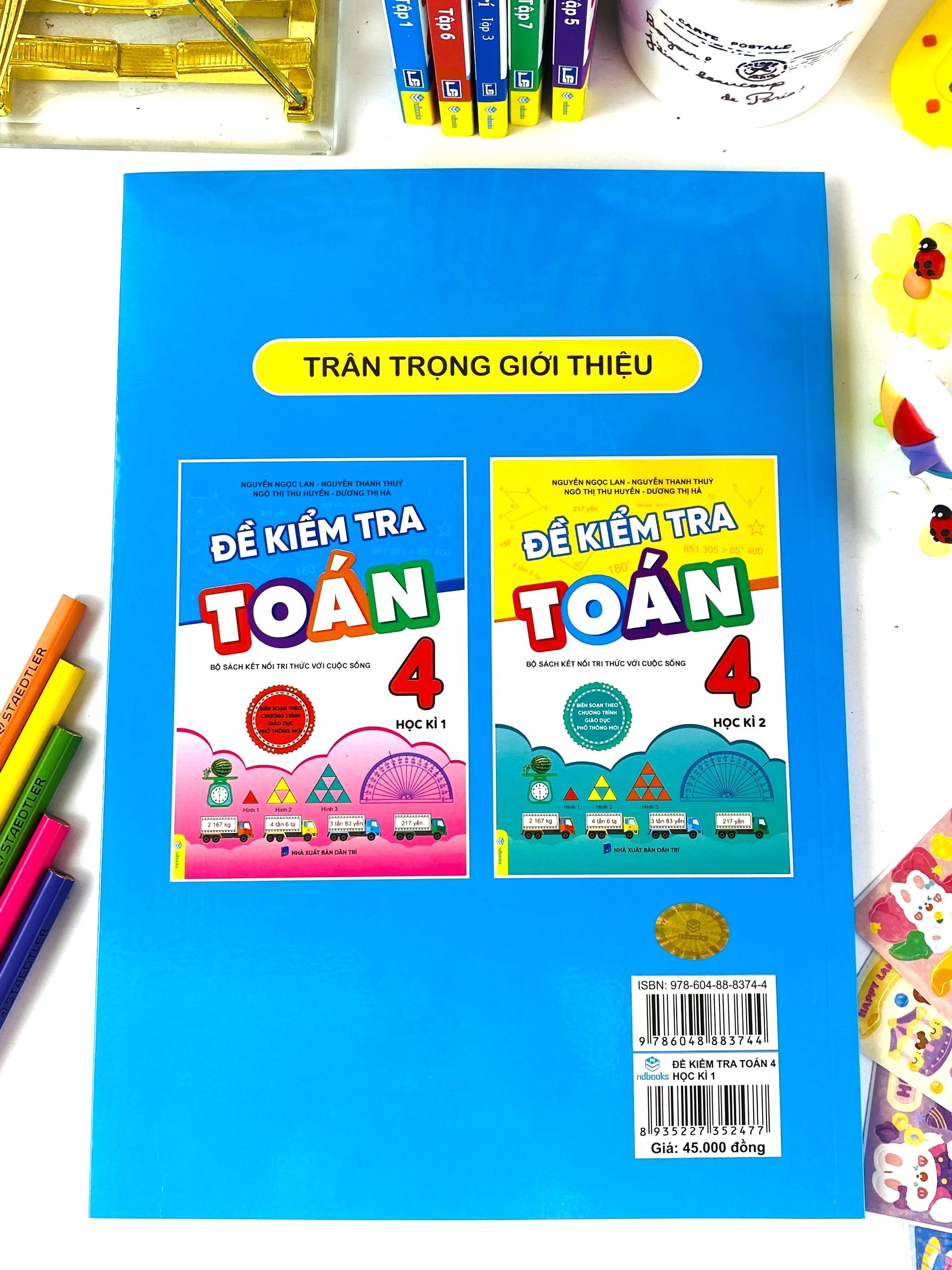 Sách - Đề Kiểm Tra Toán 4 - Biên soạn theo chương trình giáo dục phổ thông mới - Kết Nối - ndbooks