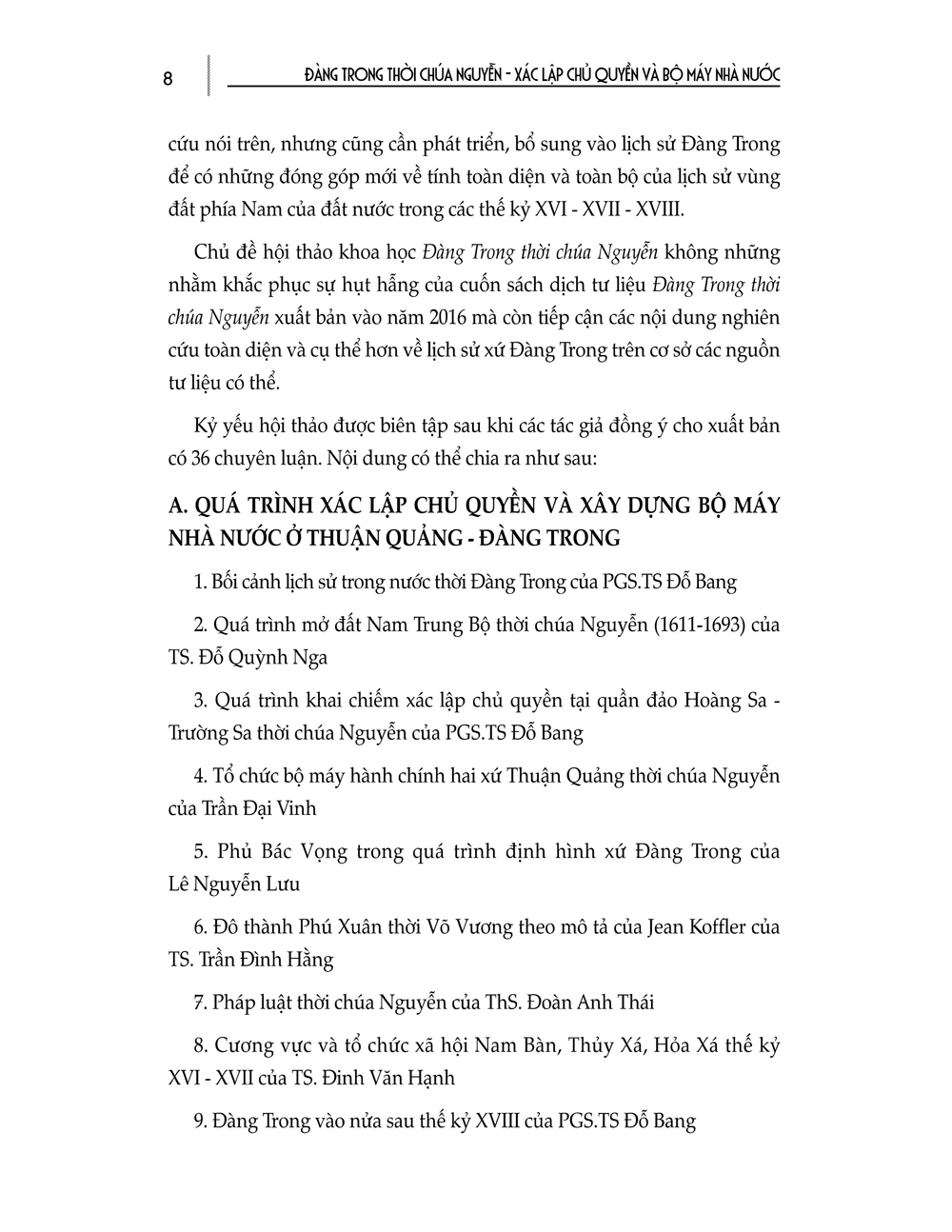 Đàng Trong Thời Chúa Nguyễn - Xác Lập ... Và Bộ Máy Nhà Nước